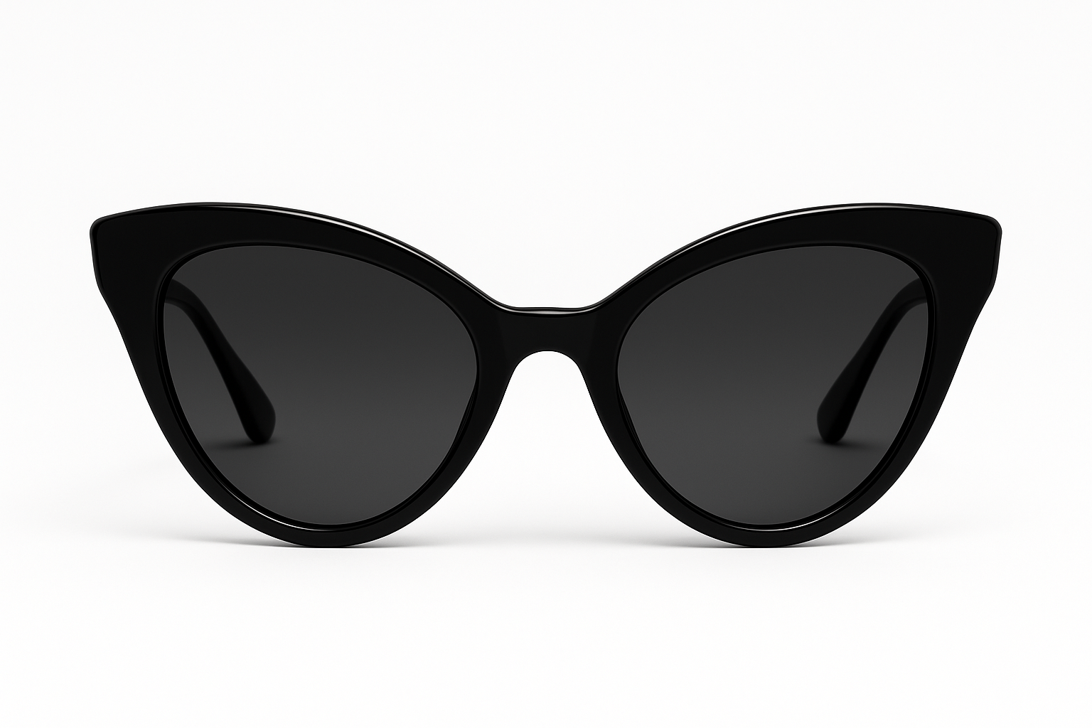 Black Cateye - Front View