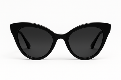 Black Cateye - Front View