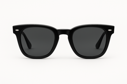 Classic men's wayfarer sunglasses - front view