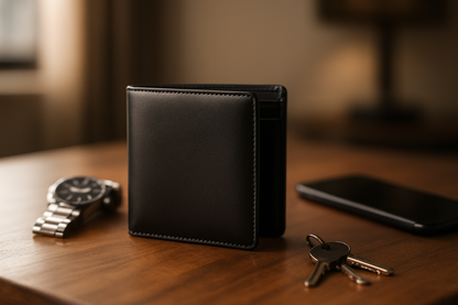 Men's wallet lifestyle shot