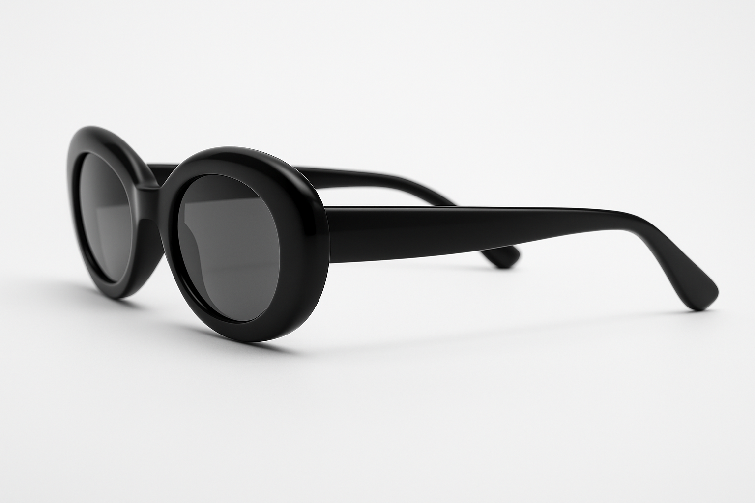 Oval Sunglasses - Side Profile