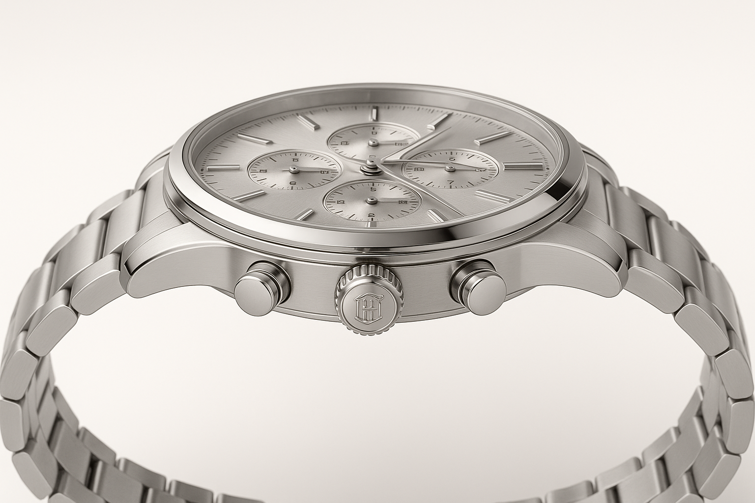 Silver Watch - Side Profile