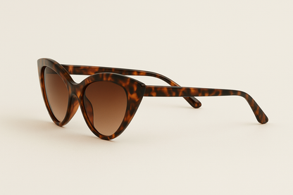 Tortoiseshell Cateye - Side Profile